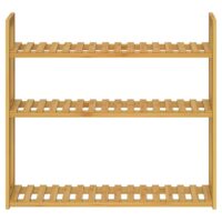 Raft de perete din bambus 54x60x15cm