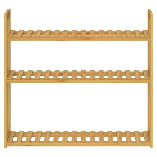 Raft de perete din bambus 54x60x15cm