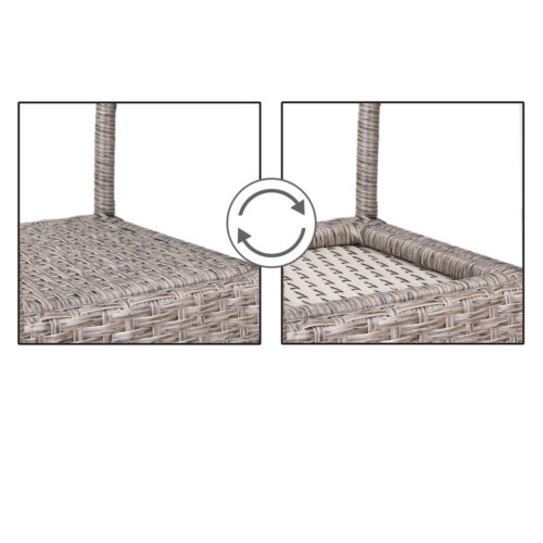de_108000d_7.jpg Masă din poliratan, crem, Ø80cm