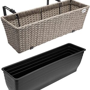 de_108064a_1.jpg Cutie pentru flori din poliratan, set de 2, crem