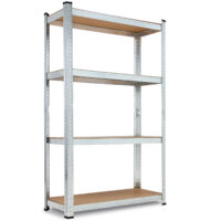 Rafturi rezistente, set de 2, 160x90x40cm, galvanizate, 700kg