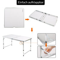 de_108133d_5.jpg Set de scaune de camping cu 5 piese, aluminiu alb, pliabil