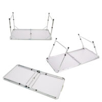 de_108133d_6.jpg Set de scaune de camping cu 5 piese, aluminiu alb, pliabil