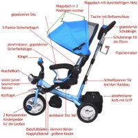 de_108229d_2.jpg Tricicletă multifuncțională pentru copii, albastră
