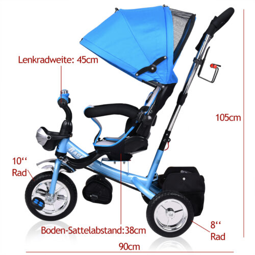 de_108229d_9.jpg Tricicletă multifuncțională pentru copii, albastră