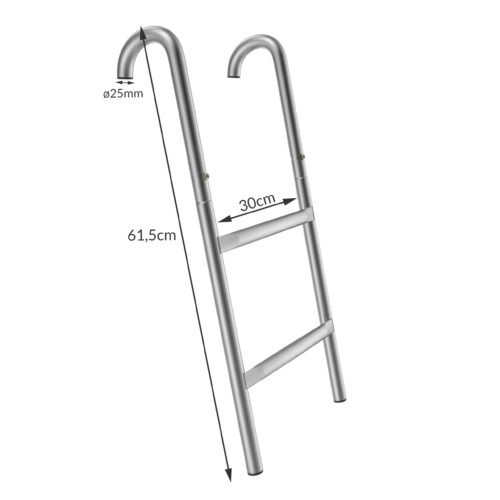 de_108376d_6.jpg Scară trambulină 66cm 2 trepte metalice