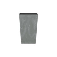 Ghiveci de flori cu aspect de beton gri 26L