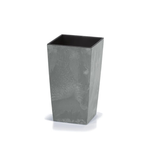 Ghiveci de flori cu aspect de beton gri 26L
