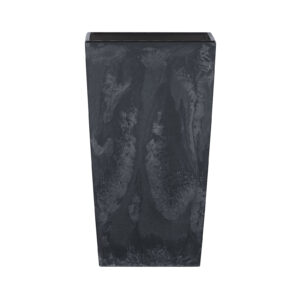 Ghiveci de flori aspect beton antracit 49L