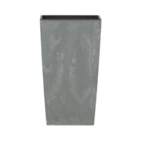Ghiveci de flori cu aspect de beton gri 49L