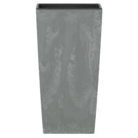 Ghiveci de flori cu aspect de beton gri 91L