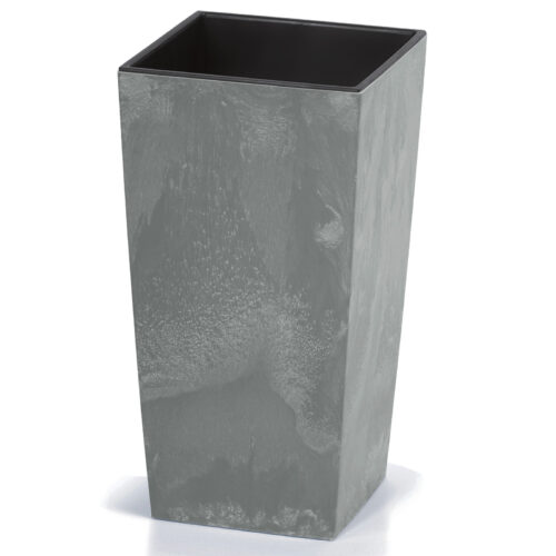 Ghiveci de flori cu aspect de beton gri 91L