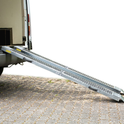 Rampă de încărcare pliabilă, set de 2, capacitate 400 kg