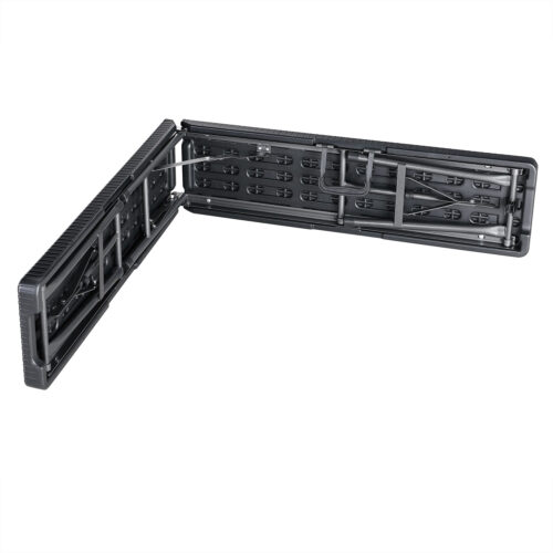 Bănci Malmö din ratan, set de 2, negre, 180 cm