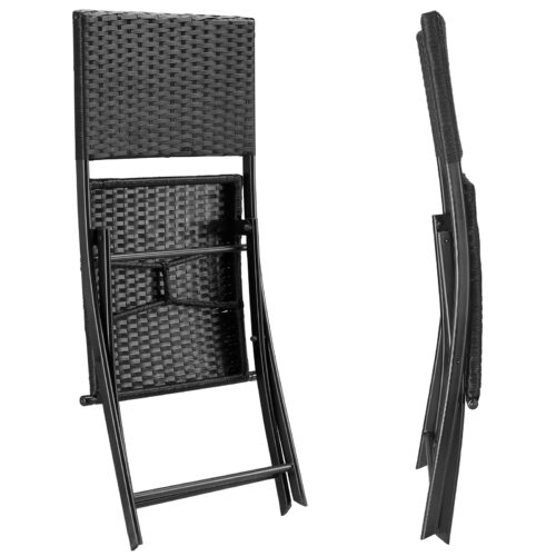 de_108668d_5.jpg Scaun pliant din poliratan Rome, set de 2, negru