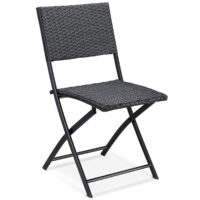 de_108668d_7.jpg Scaun pliant din poliratan Rome, set de 2, negru