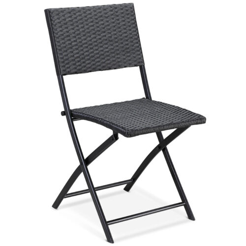 de_108668d_7.jpg Scaun pliant din poliratan Rome, set de 2, negru