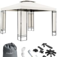 Pavilion cremă Lorca 3x3m protecție UV 50+