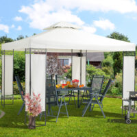 Pavilion cremă Lorca 3x3m protecție UV 50+