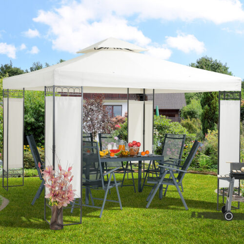 Pavilion cremă Lorca 3x3m protecție UV 50+