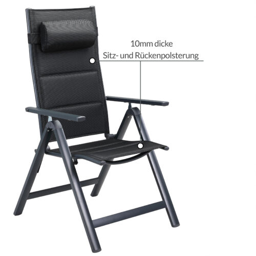 de_108766d_9.jpg Scaun de grădină pliabil cu spătar înalt Bern Premium, set de 2, aluminiu antracit, tapițat și reglabil