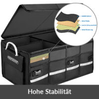 Organizator portbagaj, negru, 60x35x30cm
