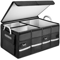 Organizator de portbagaj izolat, negru, 60x35x30cm