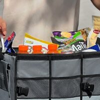 Organizator portbagaj gri 60x35x30cm