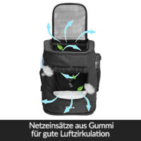 Rucsac Pisică Negru 41x30x34cm