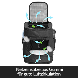 Rucsac Pisică Negru 41x30x34cm