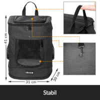 Rucsac Pisică Negru 41x30x34cm