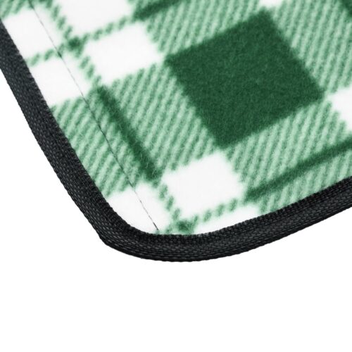 Pătură de picnic, carouri/verde, 2x2m