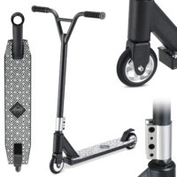 Trotinetă acrobatică Tundra Premium Negru/Alb