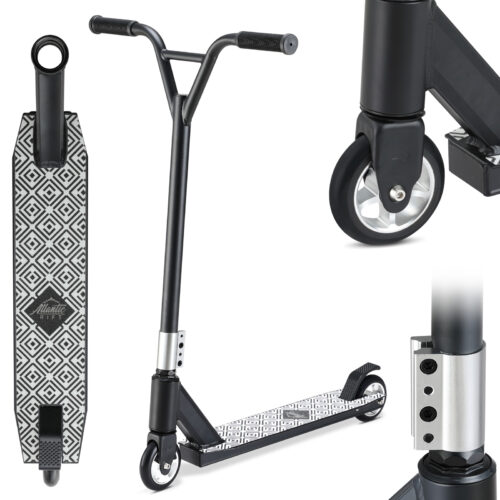 Trotinetă acrobatică Tundra Premium Negru/Alb