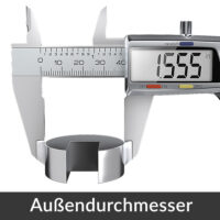 Șubler digital 0-150mm din oțel, inclusiv carcasă rigidă