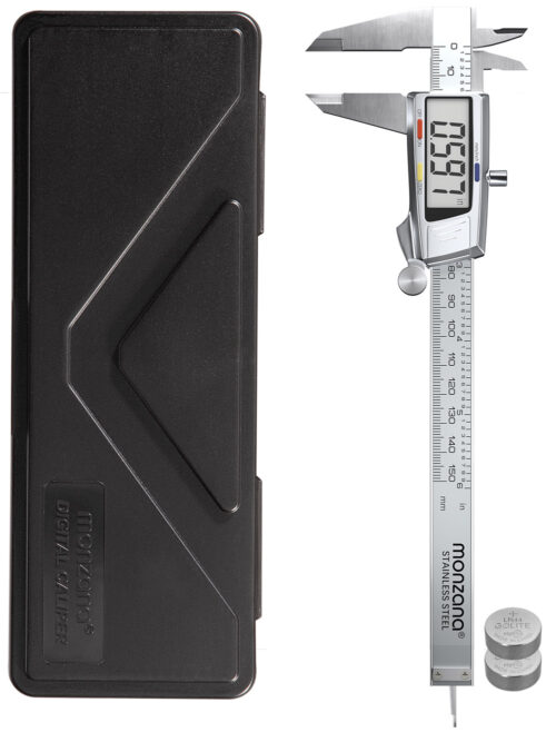 Șubler digital 0-150mm din oțel, inclusiv carcasă rigidă