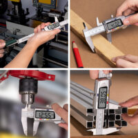 Șubler digital 0-150mm din oțel, inclusiv carcasă rigidă
