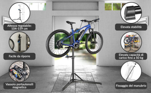 Suport de reparare pentru biciclete electrice de până la 50 kg
