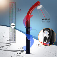 de_109178d_3.jpg Duș solar Bow, negru, 20L