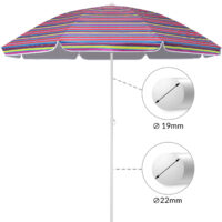 de_109180d_21.jpg Umbrelă de soare colorată Crete 200 cm, protecție UV 50+, funcție de înclinare