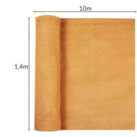 Paravan de intimitate pentru balcon, bej, 1,4x10m