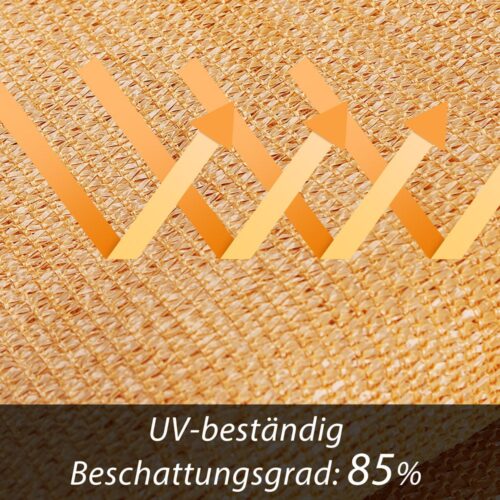 Paravan de intimitate pentru balcon, bej, 1,4x10m