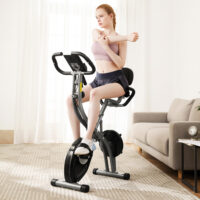Bicicletă de fitness Eagle cu 4 senzori de puls, compatibilă cu aplicația