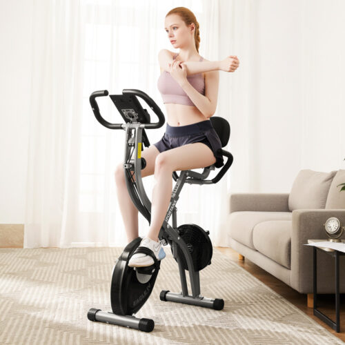 Bicicletă de fitness Eagle cu 4 senzori de puls, compatibilă cu aplicația
