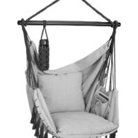 Scaun suspendat, gri deschis, 170x100x150cm