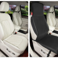 Husă scaun auto neagră 160x66cm pentru scaunul față