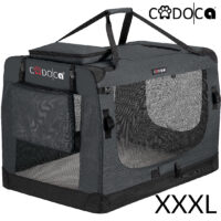 Geanta pliabilă pentru câini XXXL 101x70x70cm Antracit