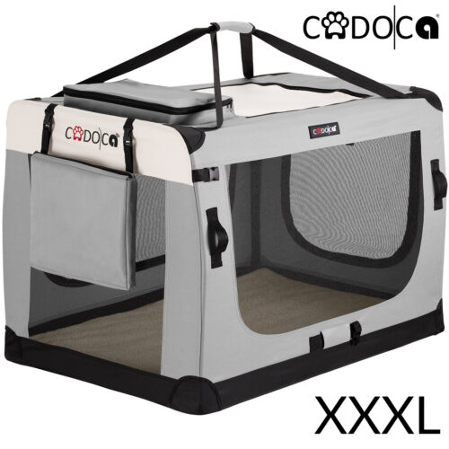Geanta pliabilă pentru câini XXXL 101x70x70cm Gri