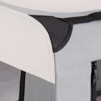 Geanta pliabilă pentru câini XXXL 101x70x70cm Gri