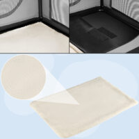 Geanta pliabilă pentru câini XXXL 101x70x70cm Gri